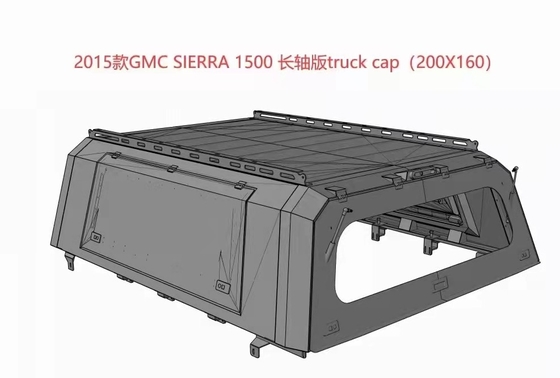 OEM Steel Pickup Canopy Truck Cap For GMC Sierra 1500 Replacement
