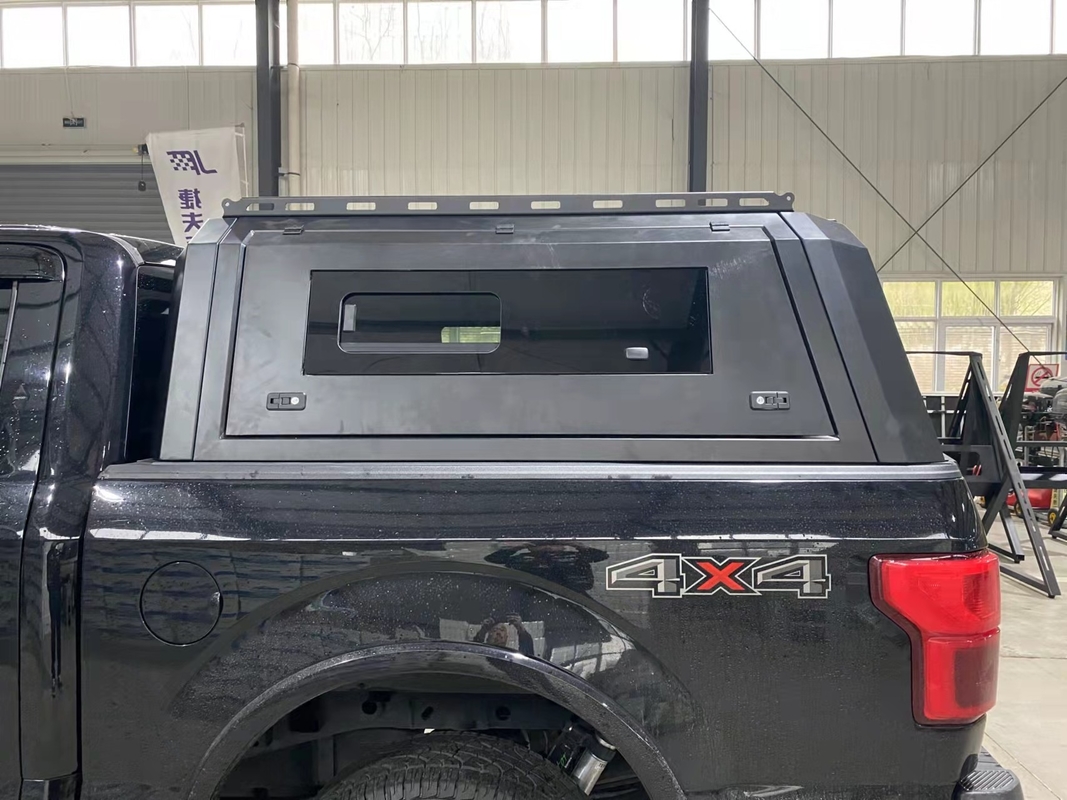 Hardtop Steel Pickup Canopy Ford F150 Truck Topper With Glass Window