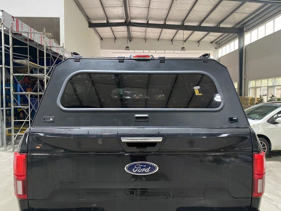 Hardtop Steel Pickup Canopy Ford F150 Truck Topper With Glass Window